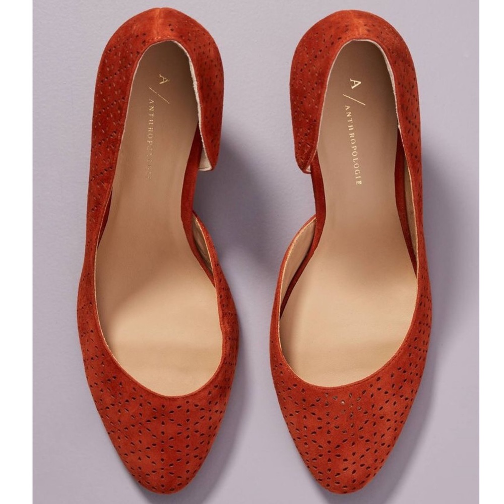 Anthropologie Laser Cut Heels